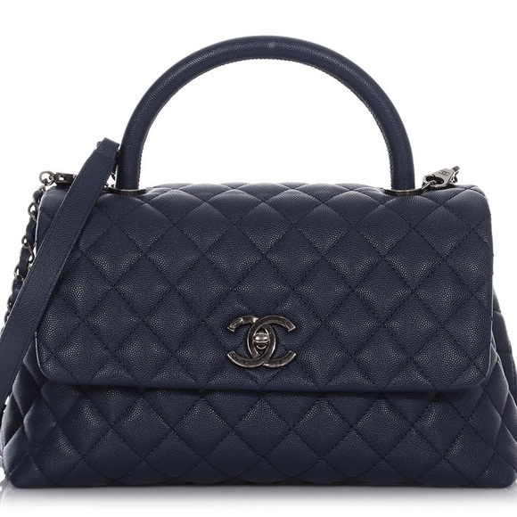 CHANEL Handbags - Chanel Caviar quilted small top handle shoulder bag